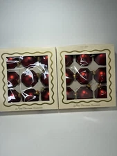 Vintage Rauch Christmas Ornaments - 2 Boxes- 18 Ornaments