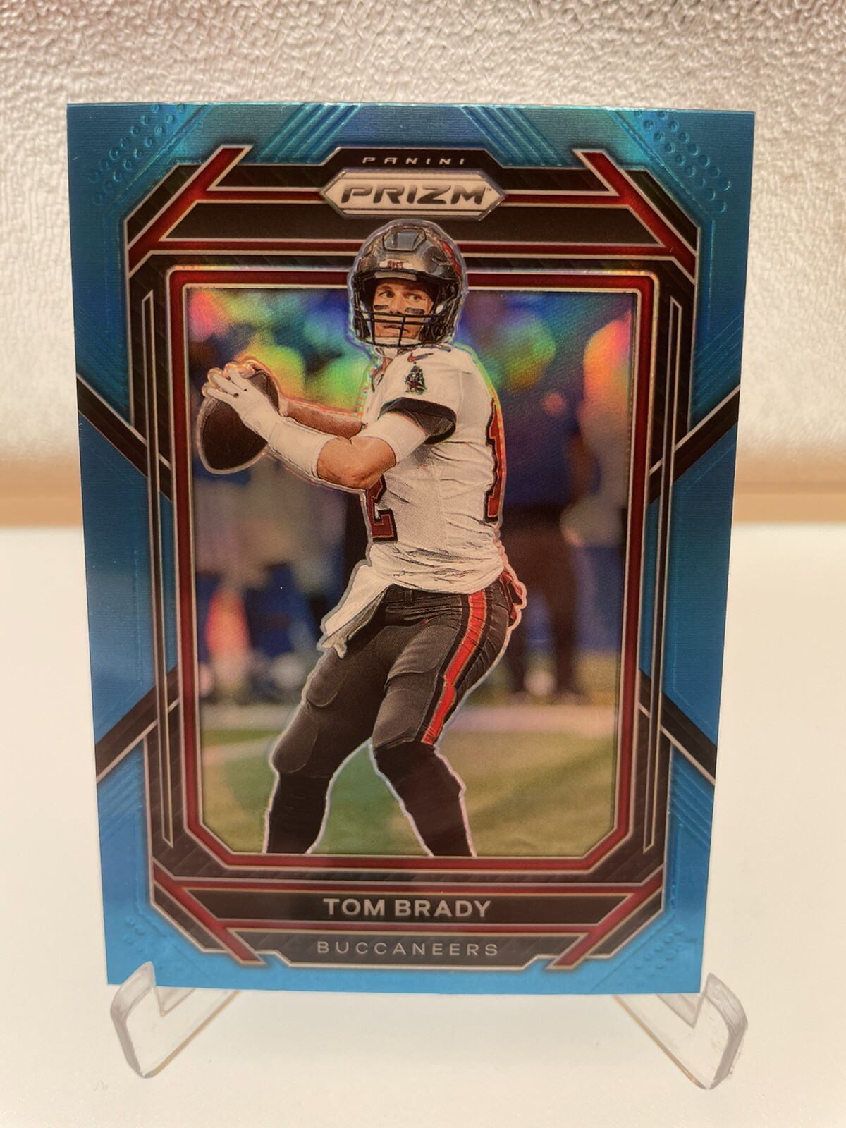 2022 Panini Prizm Tom Brady Light Blue Prizm #273 Tampa Bay Buccaneers