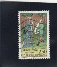 L5072 FRANCE TIMBRE N° Y&T 2708 de 1991 "  Gaston Phebus " Oblitéré