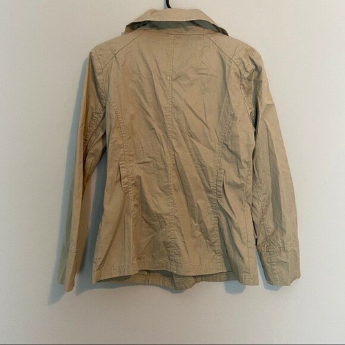 Women's Last Kiss S Tan Button Up Jacket - Picture 2 of 8