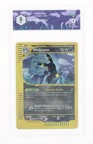 Pokemon - Umbreon (HOLO) - Skyridge - 2003 - H30 - GRADE 5 EX - ITA