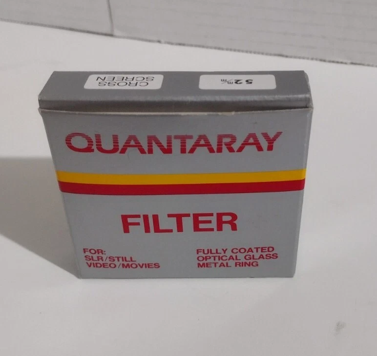 QUANTARAY 52mm DIFF DIFFUSER SCREW in OPTICALGLASS FILTER photo - Image 2 of 2