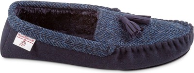 totes harris tweed slippers