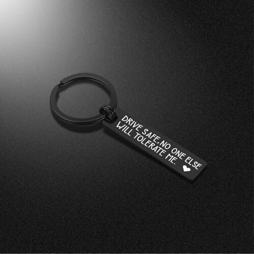 Valentine's Day Gifts for Him Men - Drive Safe Keychain Boyfriend Cranberry - Picture 7 of 8