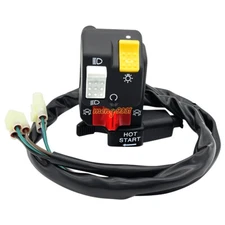 For Honda 2004-2007 TRX450R Left Handlebar Start Stop Kill Switch 35200-HP1-003