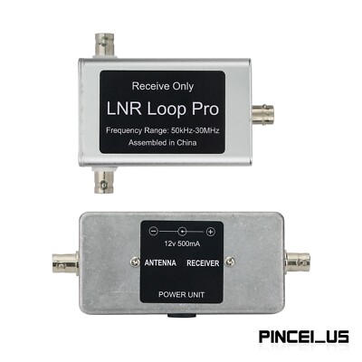 50KHz-30MHz LNR Loop Pro Active Loop Antenna Amplifier Kits Ultra Low Noise pe66