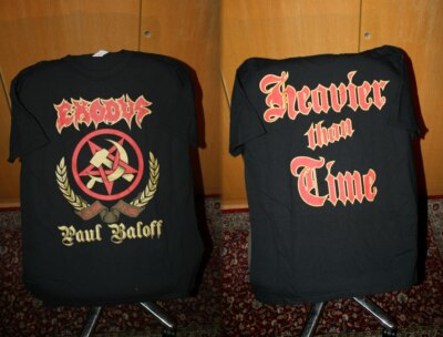 Exodus - Heavier than time T Shirt L NEW Destruction Kreator Testament Slayer