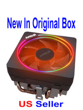 Original AMD Wraith Prism aRGB Stock Copper CPU Cooler Socket AM4 AM5
