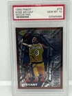 1996 Finest W/Coating Kobe Bryant PSA 10 Rookie Card