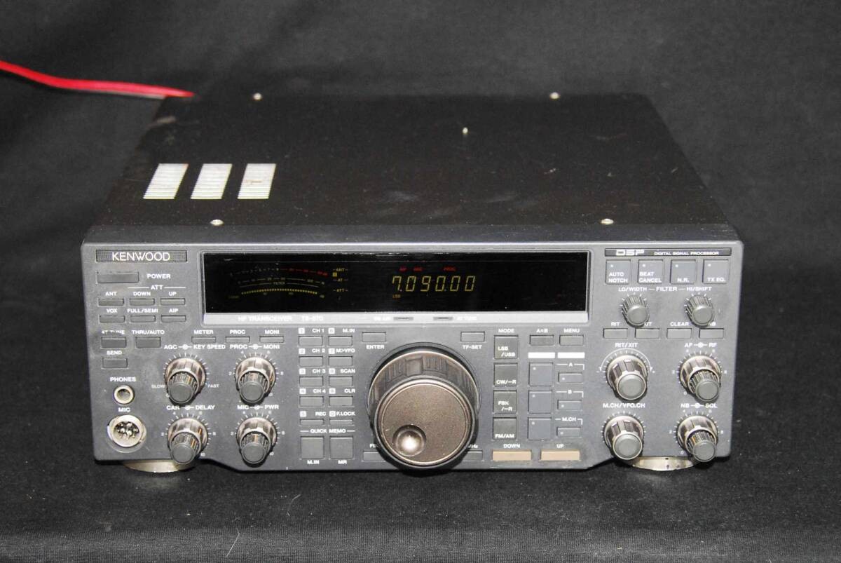 Kenwood社製　高級HF帯トランシーバーTS-870S 100w 強　完動 TS-870S - 100W Transceiver Kenwood HF Yahoo!オークション ☆Kenwood