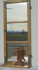 Produktbild - Spiegelfenster mit Ablage Spiegel Sprossfenster alt Fensterspiegel Landhaus