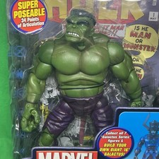 TOYBIZ MARVEL LEGENDS Galactus Series GREEN HULK 1st APPEARANCE GALACTUS BAF NEW