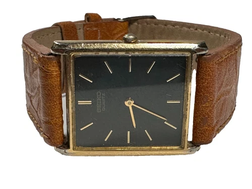 Vintage Men's Seiko Tank 5Y30-5069 Quartz Watch, See Video