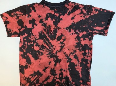Medium XO The Weeknd After Hours Blood Tie Dye Concert Tour Tee 006 Studio Shirt
