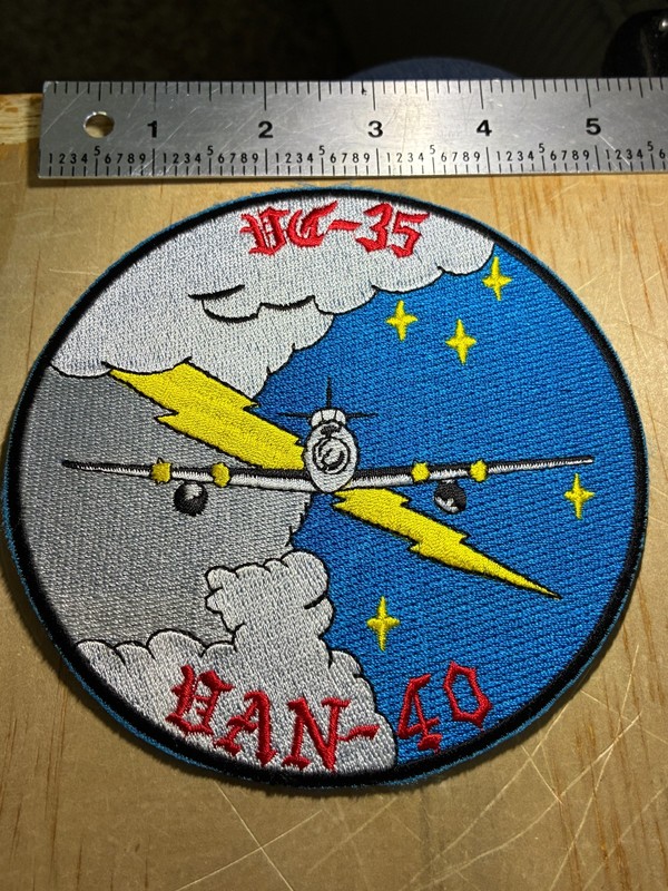 1980s/1990s/2000s? US NAVY PATCH-VC-35 Composite Squadron-VAN-40-ORIGINAL USN!