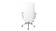 Poker Chair Lux Comfort White Edition custom made by customtables bespoke chair