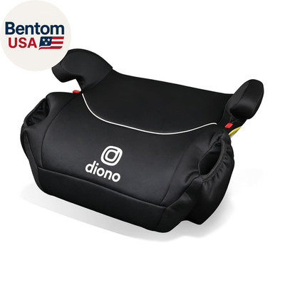 Diono Solana, No Latch, Single Backless Booster Car Seat, Lightweight, Machine W