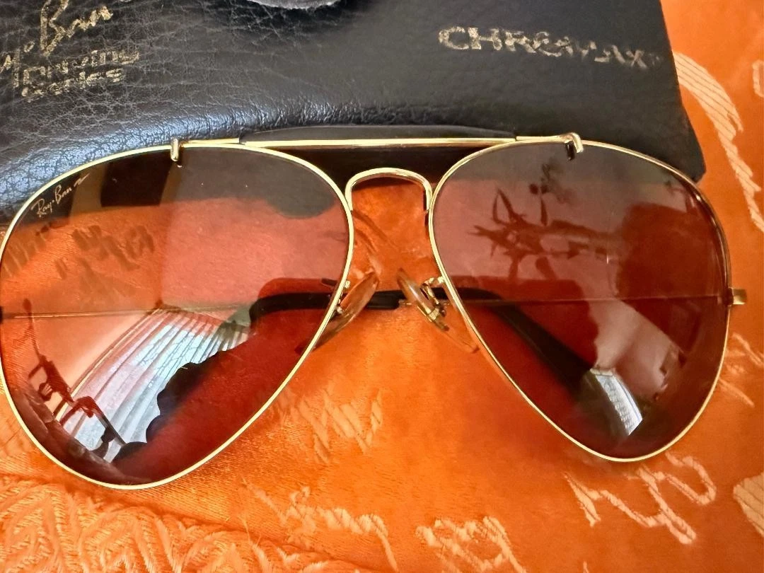 Ray-Ban Gold 1980s Vintage Sunglasses for sale | eBay