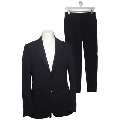 Suit Club, Anzug, Größe: 46, Elasthan/Polyester/Viskose, Schwarz, Einfarbig #JSD