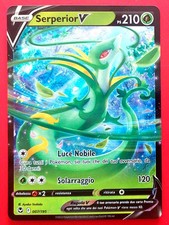 Carta Pokemon Serperior V - Tempesta Argentata 007/195 Italiano