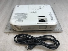 Epson VS345 3LCD Projector w ELPLP 96 Lamp 351 Lamp Hrs - No Remote Read Desc