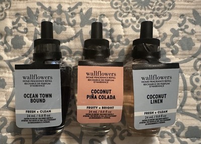 Bath & Body Works Wallflower Fragrance Refills 3 Different Scents- New