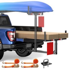 Truck Bed Extender, Pickup Truck Bed Extender Hitch Mount 500lbs Capacity