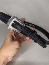 Nocona Belt Co Western Top Hand Black Ranger Leather Belt Size 42 N2476801