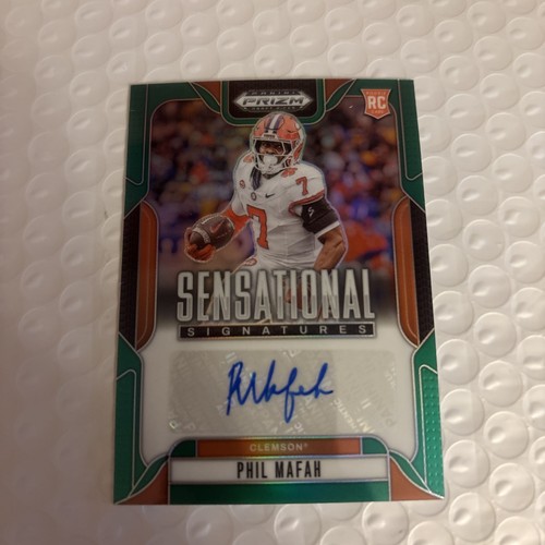 Panini 2025 Prizm Draft Picks Phil Mafah Sensational Sigs Auto RC #SS-PMH
