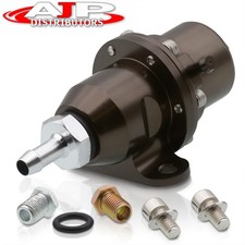 Gunmetal Adjustable Fuel Pressure Regulator Kit For Acura Honda Dohc B16 B18 B20