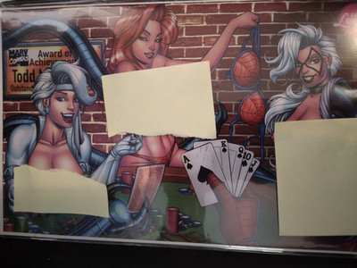 Faro's Lounge Jose Varese Strip Poker Topless Black Cat Mary Jane MJ Silver Sabl