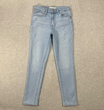 Levi's 721 Women's Size 28 High Rise Skinny Jeans Denim Cotton Blue Light Wash