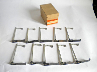 Märklin 1937-1945 Spur HO 407MN Oberleitungsmasten massiv erster Typ boxed set