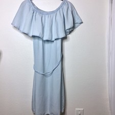 Old Navy Off the Shoulder Lyocell Belted Dress Size Medium