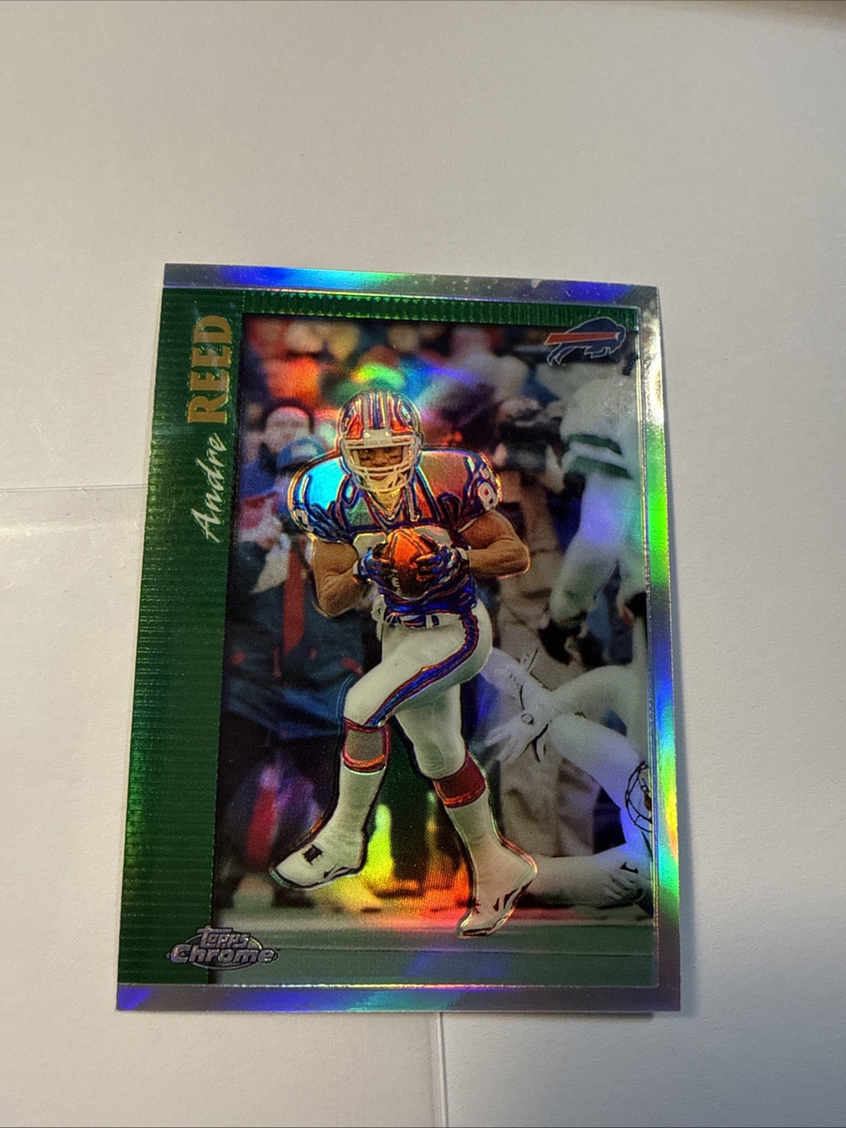 1997 Topps Chrome Andre Reed Refractor Buffalo Bills Football #62