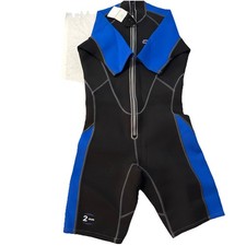 Cressi Lido Short Front Zip Wetsuit 2mm Mens M Medium - New with Tags