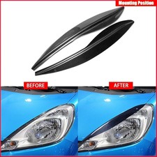 2 Fit For Honda Fit 2009-2012 Dry Carbon Fiber Headlight Eyebrow Eyelid Cover 2 Fit For Honda Fit 2009-2012 Dry Carbon Fiber Headlight Eyebrow Eyelid Cover