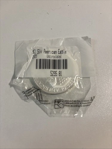 2005 $1 Silver American Eagle Uncirculated Littleton Sealed Pack! 1oz Silver