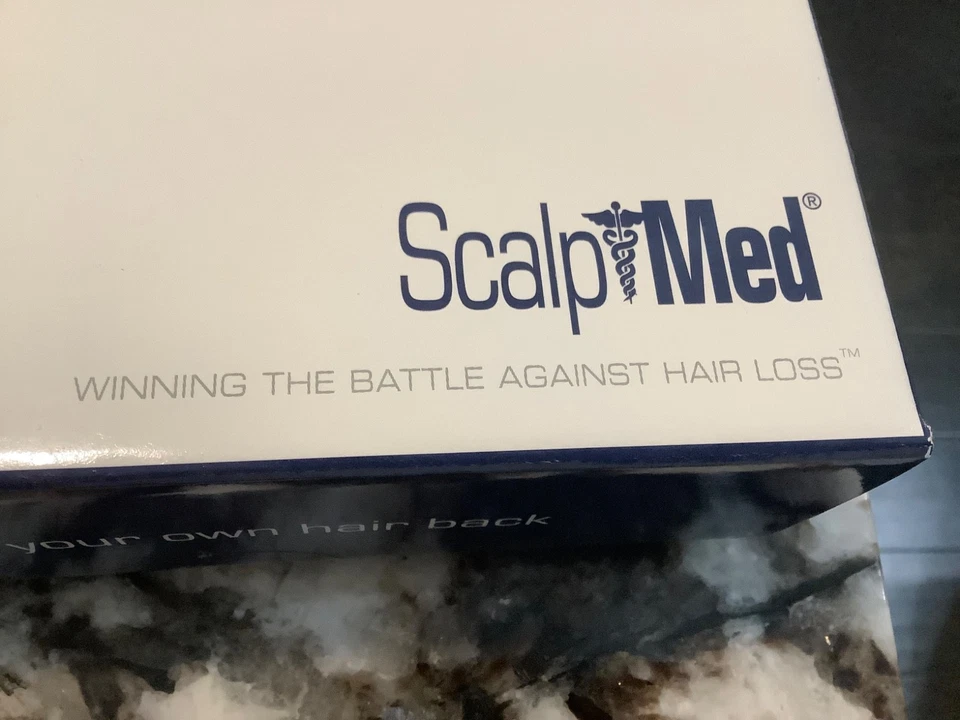 Nuevo sistema de re-crecimiento del cabello ScalpMed para hombres kit nuevo sellado re-crecimiento 2 meses NHSOO1 Foto 2 de 4