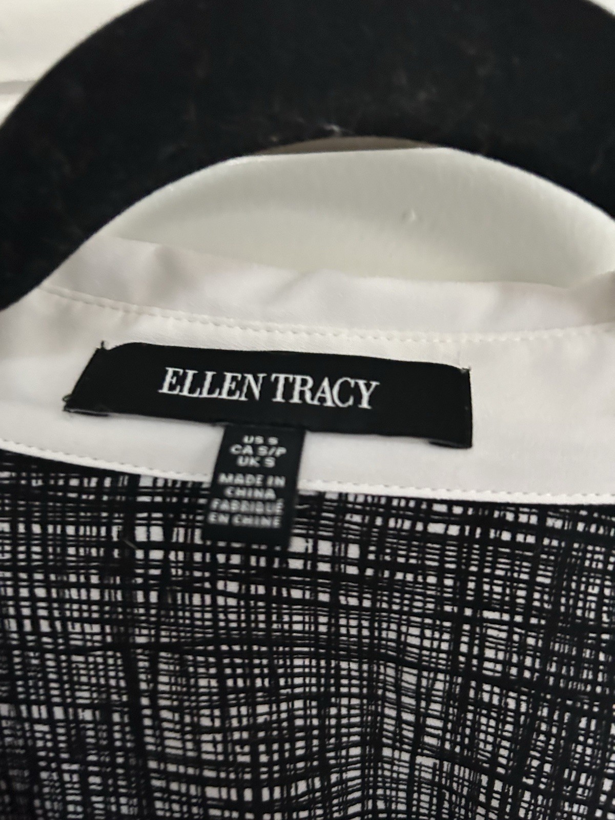 Ellen Tracy Button Up Polyester Tunic Blouse Long… - image 6