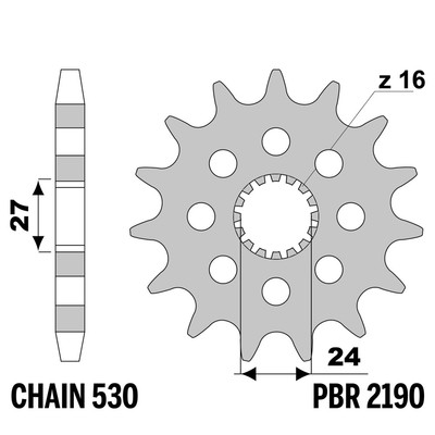 Suzuki GSX-R Hayabusa 1300 2008-2021 Ritzel PBR Schritt 530 18 Zähne