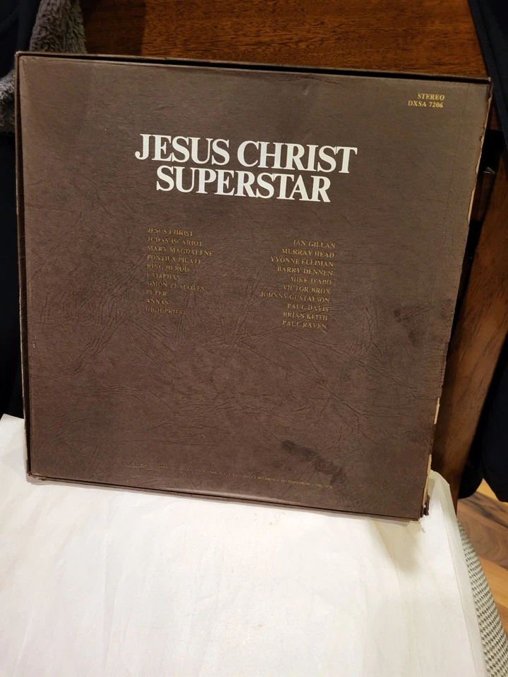 JESUS CHRIST SUPERSTAR 2LP DECCA DXSA 7206 NM VINYL VG+ BOX ROCK OPERA 1970 SET - Image 2 of 4