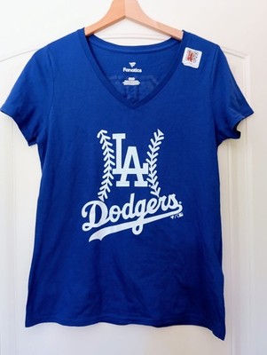 Shohei Ohtani LA Dodgers Shirt Damen S Fanatics MLB Blau V-Neck Tee 17 NEU