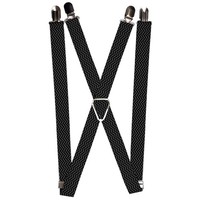 `Suspenders - 1.0`` - Herringbone Black/Gray` (Us Import) Acc Neu