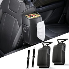 Car Tissue Holder for Front Seat 2 Pack Wide Refill Opening 2 Side Mesh