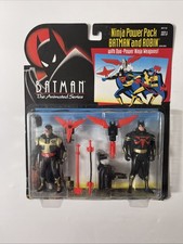 Batman The Animated Series Ninja Power Pack Batman & Robin 1994 Kenner New Seal