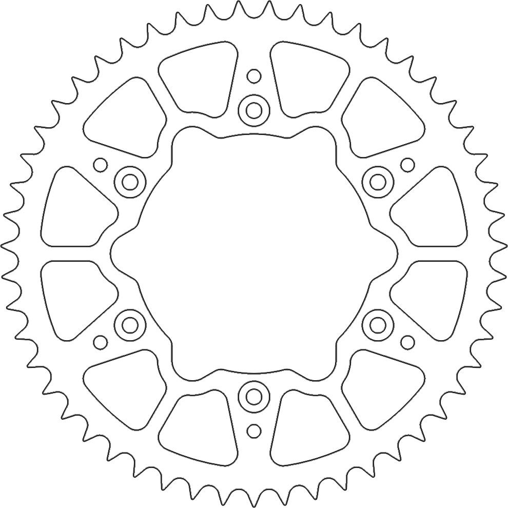 Moto-Master 7075 Racing MX Sprocket For Husqvarna FC 450 1994-2026 62.007.25.42