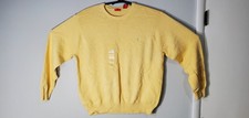 Men's Izod Luxury Sport Big And Tall XXL Yellow Long Sleeve Sweater Sweatshirt