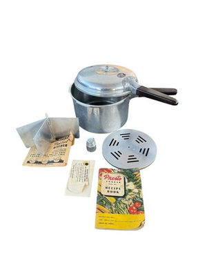 #ad Vintage Presto Cook Master Model 604 Pressure Cooker 4 Quart With Jiggler Weight $39.95