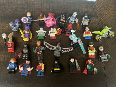 Lego Minifigures Lot Superheroes DC Marvel Nexo Knights CMF See Pics And Descrip